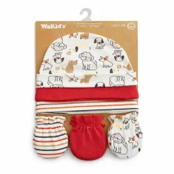 Set de Gorro y Manoplas para Bebé