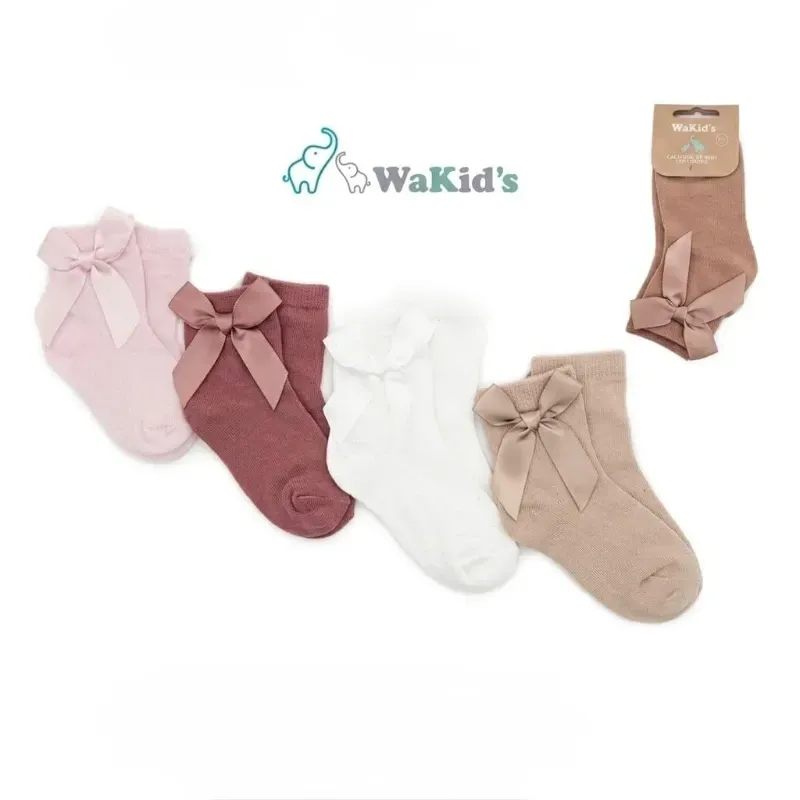 Set de Medias con Lazo para Bebé