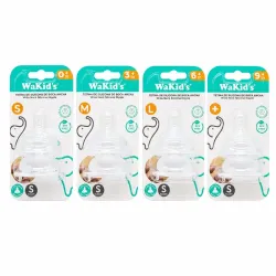 Set de Teteras para Biberones de Boca Ancha