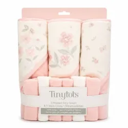Set de Tres Toallas con Capucha + Seis Toallitas