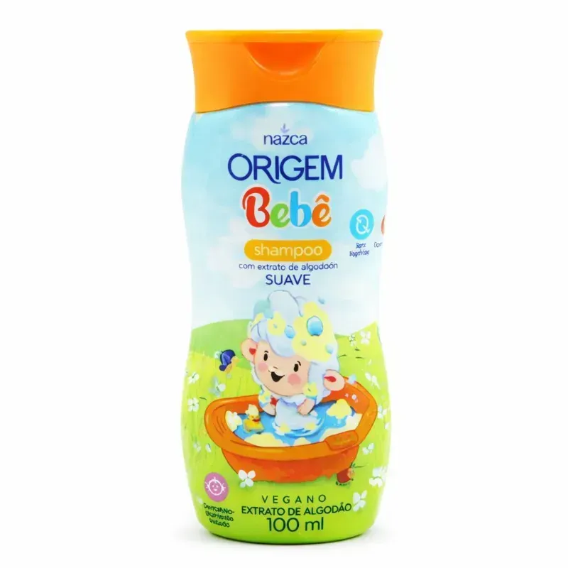 Shampoo para Bebés Aroma Suave - 100ml Extracto de Algodón