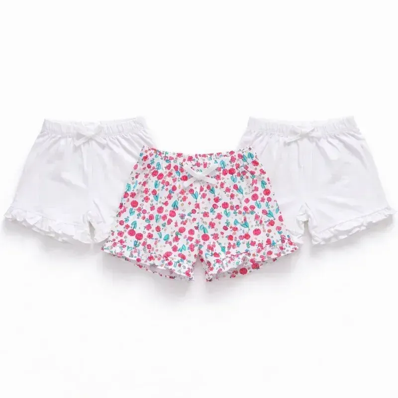 Short para bebe niña blanco