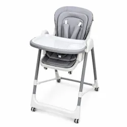 Silla Alta para Bebé 2 en 1 con Ruedas.