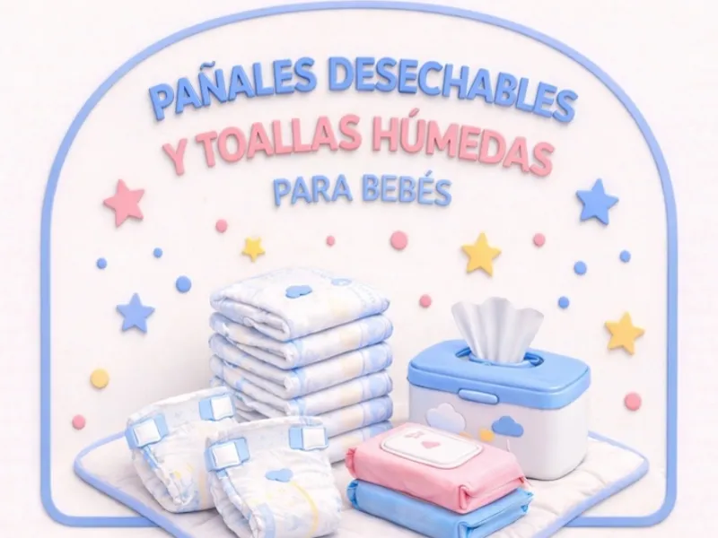 Pañales Desechables y Toallas Húmedas