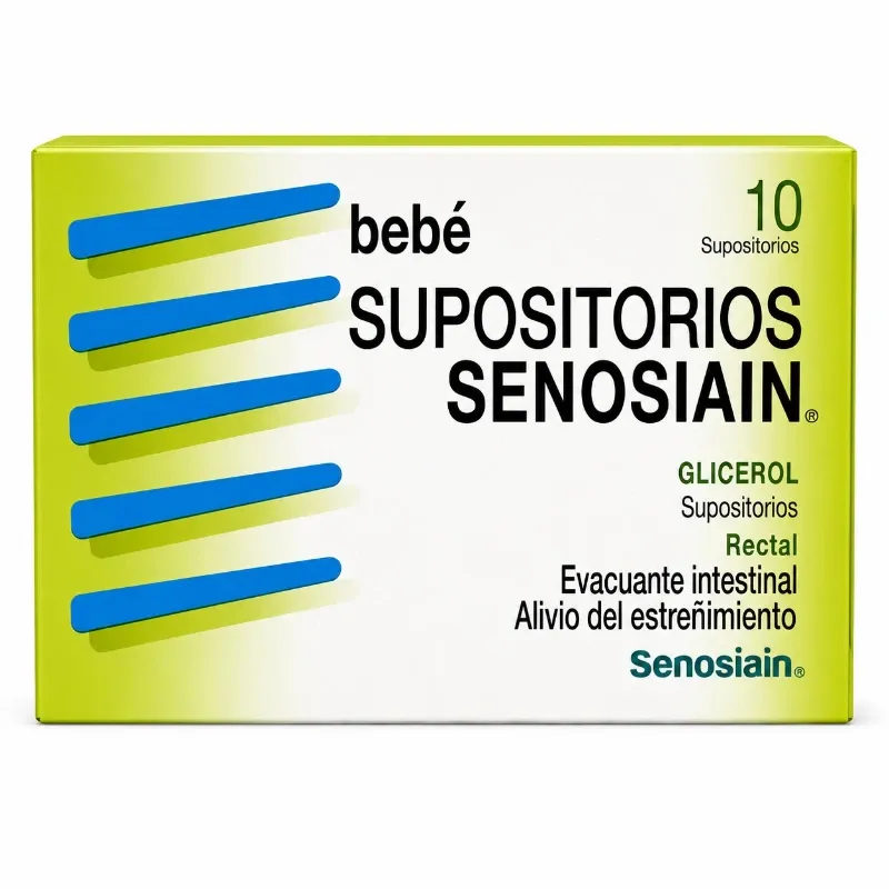 SUPOSITORIOS SENOSIAIN® BEBÉ ( GLICERINA)