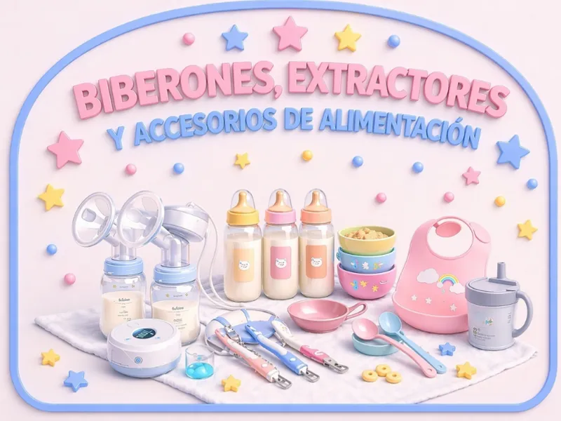 Biberones, Extractores, Sets de Alimentación y Accesorios 🍼🥣