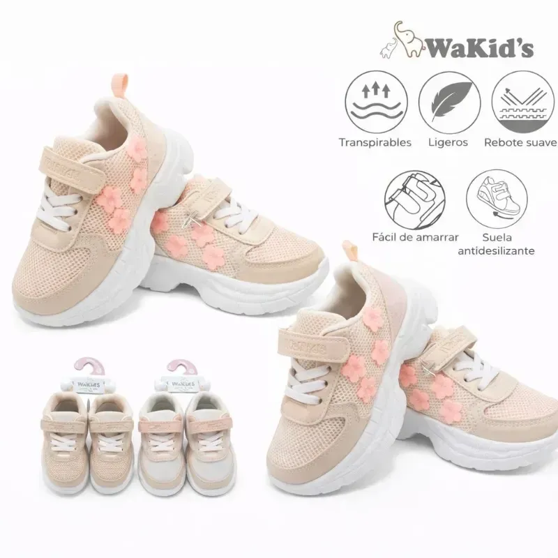 Tenis Deportivos Rosa para Bebé
