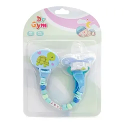Tete para Bebes con Cadena Azul