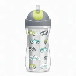 Vaso Chicco con Boquilla de Silicona de 9 Oz
