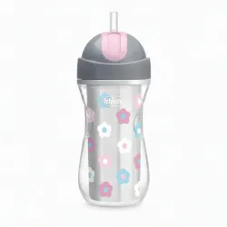 Vaso Chicco con Boquilla de Silicona de 9 Oz
