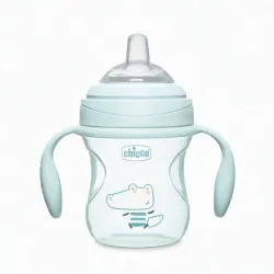 Vaso Chicco de Transición con Boquilla de Silicona