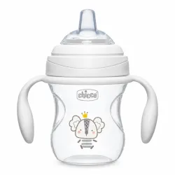Vaso Chicco de Transición con Boquilla de Silicona