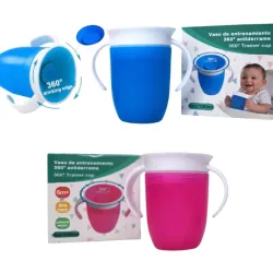 Vaso Entrenador Antiderrame 360 grados para Bebés