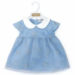 Vestido Azul Corte Princesa para Niñas