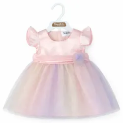 Vestido Corte de Princesa para Niñas Color Salmón