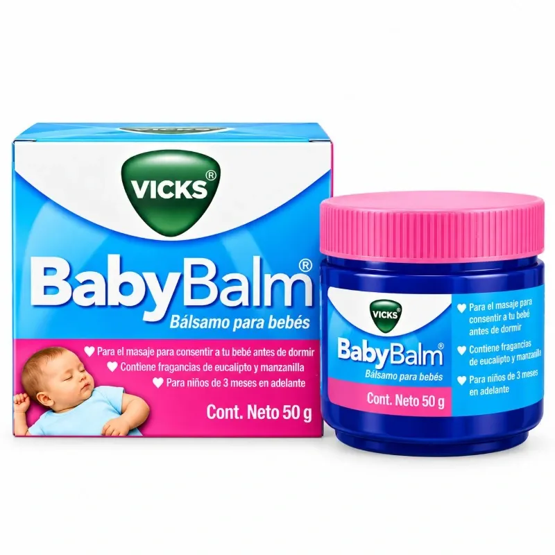 Vicks BabyBalm – Bálsamo para Bebés 50 g