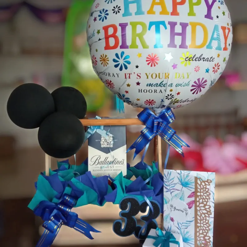 CESTA HAPPY BIRTHDAY 