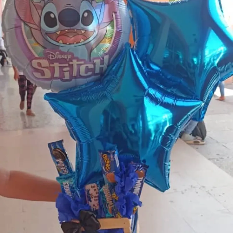 CESTA STITCH AZUL