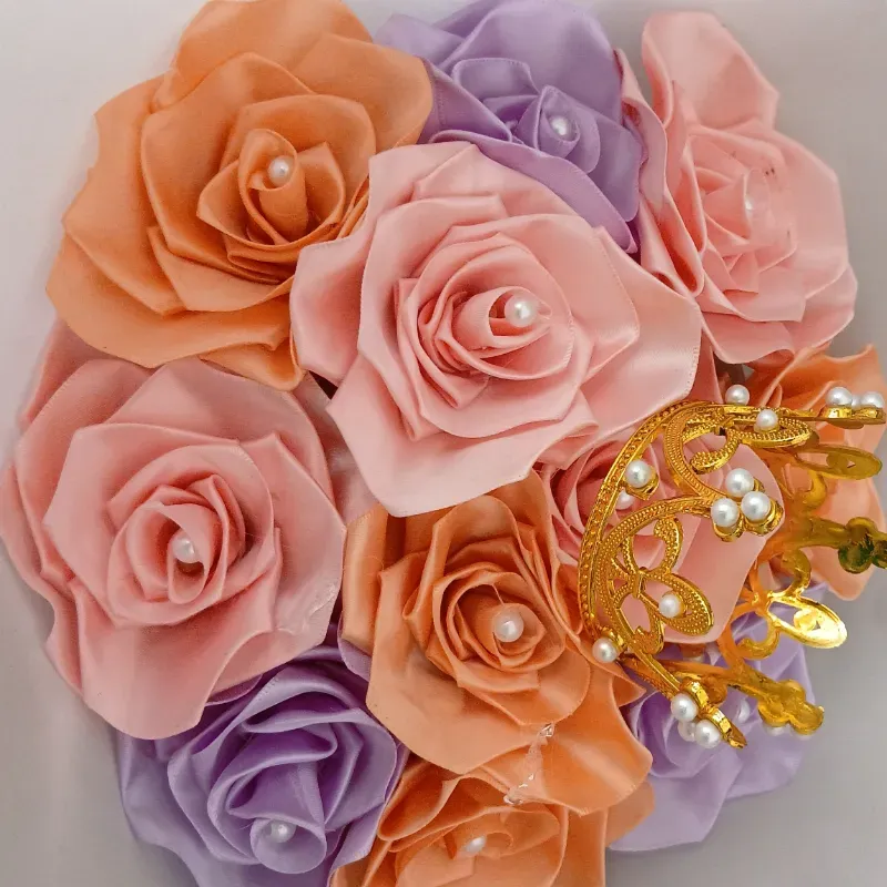 RAMO DE FLORES ETERNAS 💜🩷🧡