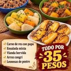 Cena para 5 personas
