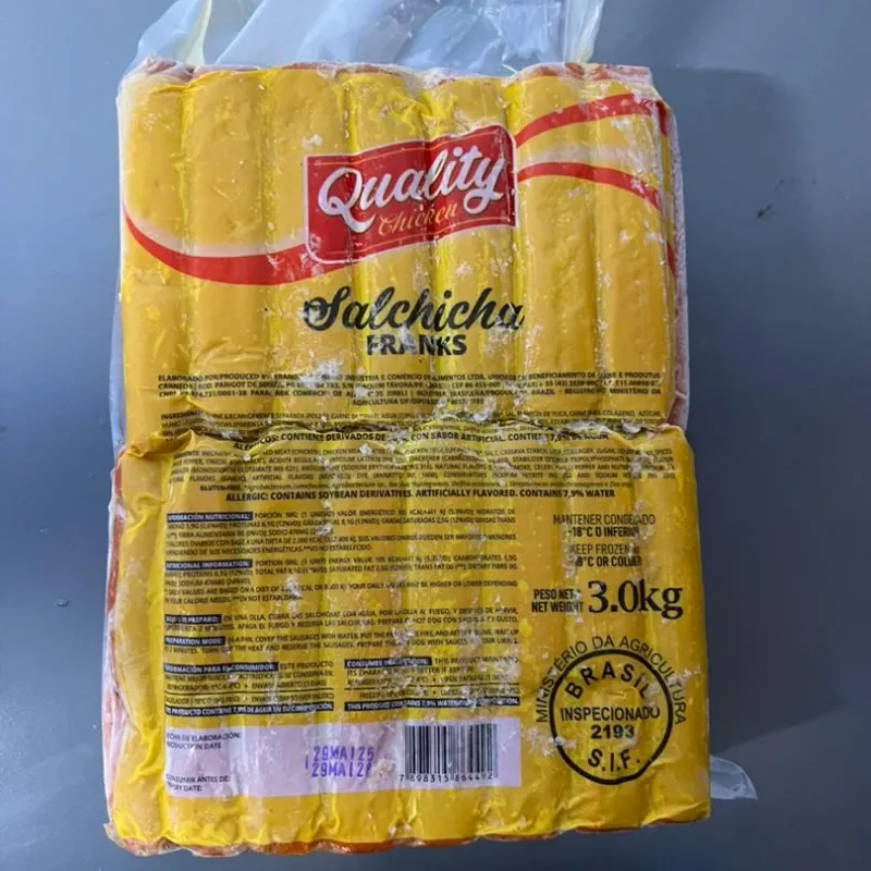 paquetes de salchicha