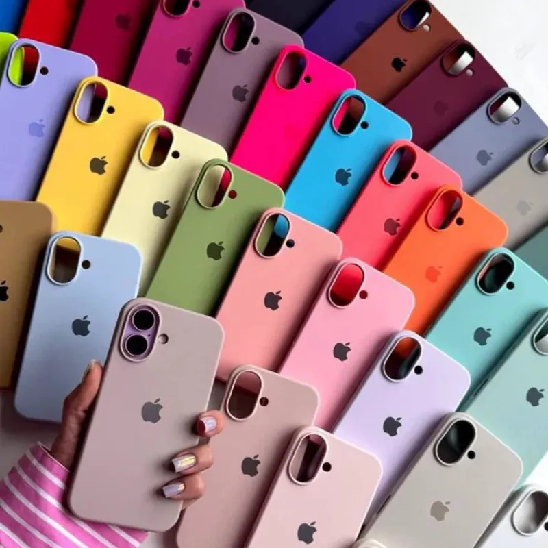 Funda Silicon Case desde el iPhone 15 al 17 Pro Max