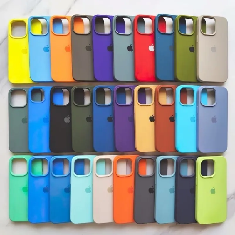 Funda Silicona Case Desde el iPhone X al 14 Pro max