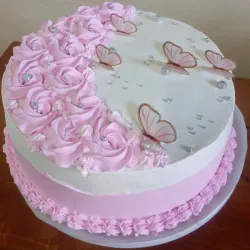 CAKE DE MERENGUE Y CAPUCCINO