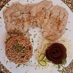 Cerdo asado al carbón