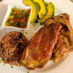 Costillas de cerdo fritas