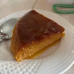 Flan de leche ración
