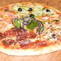 Pizza cuatro estaciones ☀️🌧❄️🌬