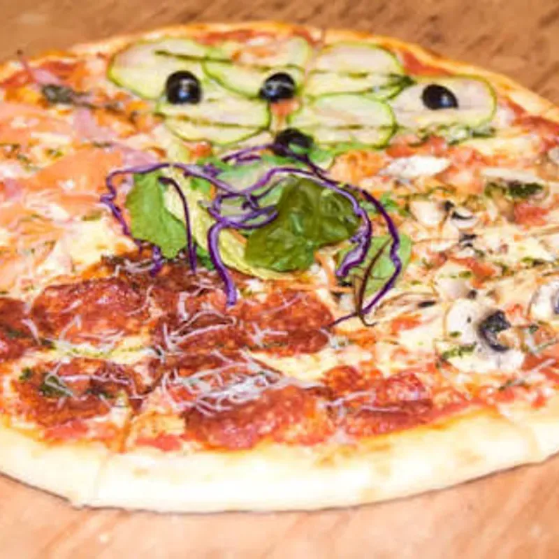 Pizza cuatro estaciones ☀️🌧❄️🌬