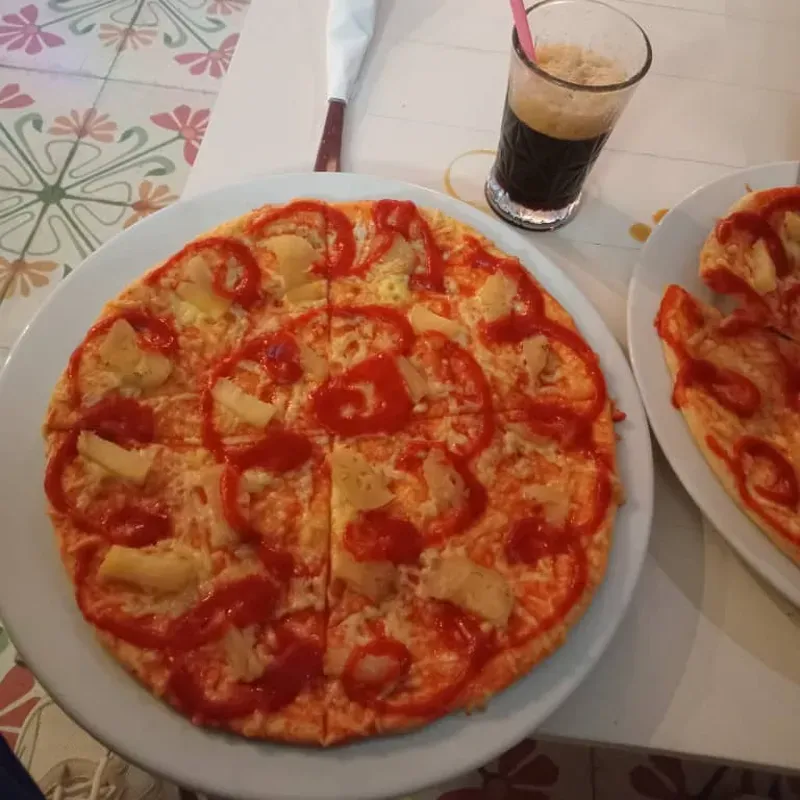 Pizza queso gouda