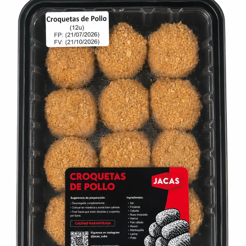 Croquetas de Pollo (12 unidades)