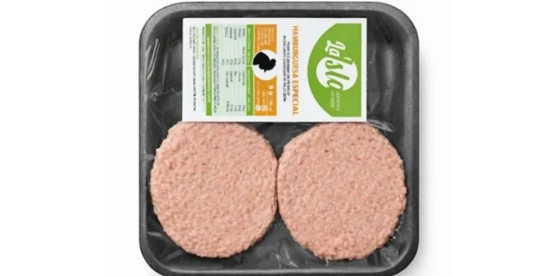 Hamburguesa pollo sabore