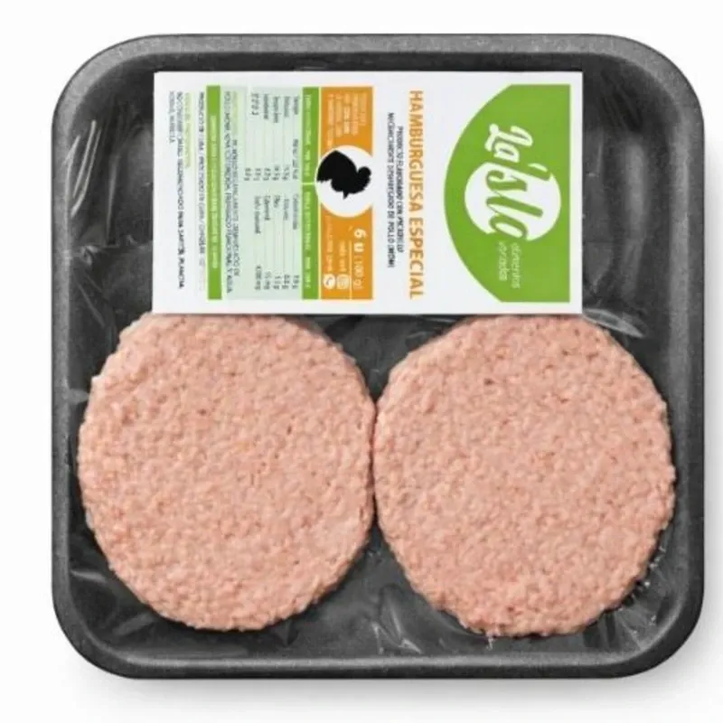 Hamburguesa pollo sabore