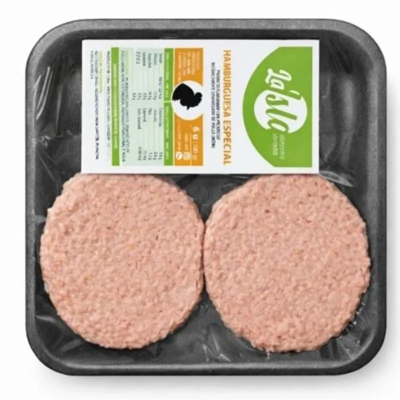 Hamburguesa pollo sabore