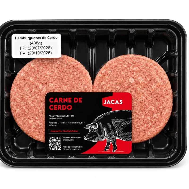 Hamburguesas de Cerdo ( 6u)