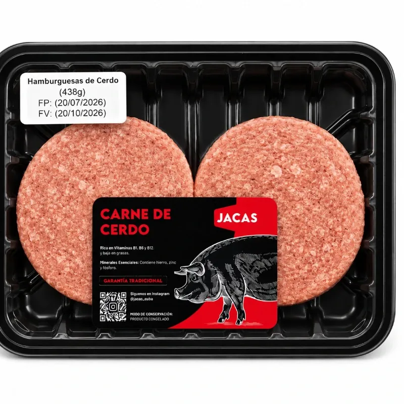 Hamburguesas de Cerdo ( 6u)