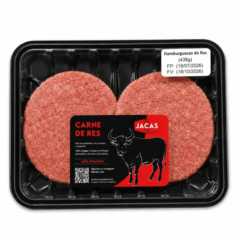 Hamburguesas de Res ( 6u )
