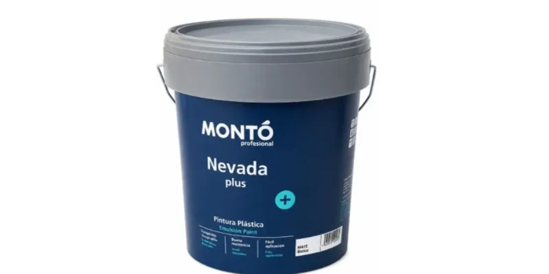 Pintura Plástica Montó Nevada Plus – Blanco Mate 15lt