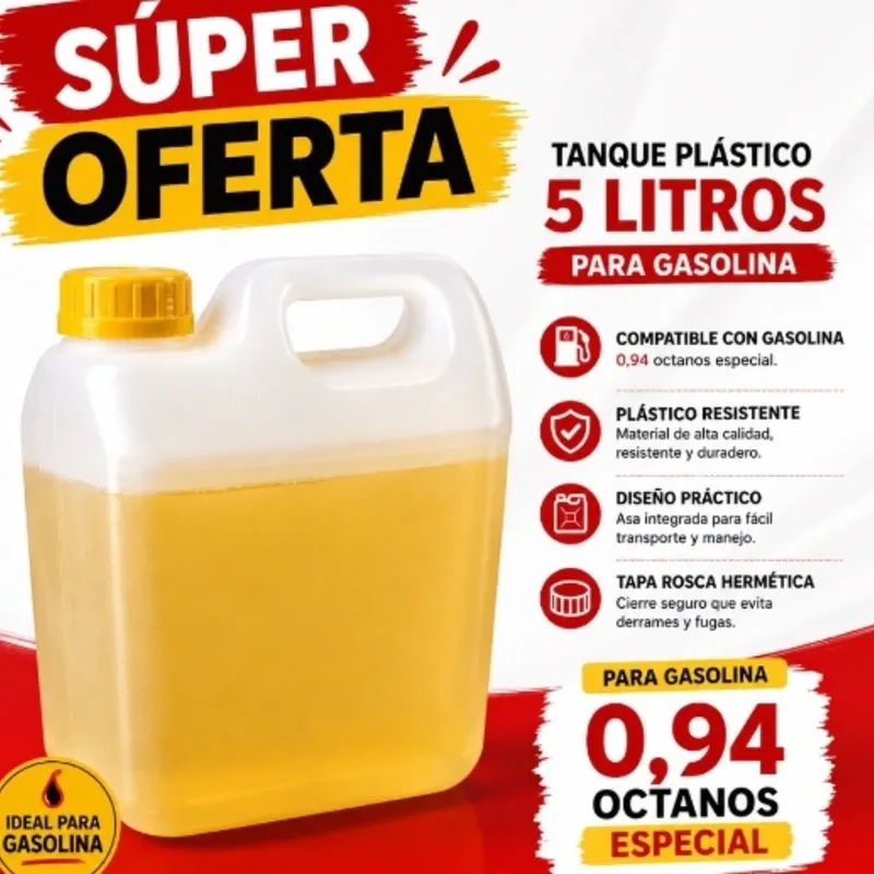 Tanque de Gasolina 5 Litros