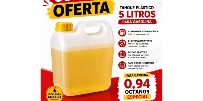 Tanque de Gasolina 5 Litros