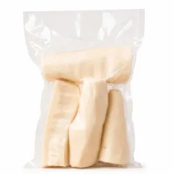 Yuca pelada en trozos