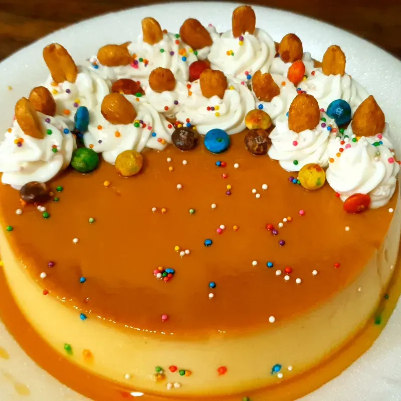 Flan de leche condensada