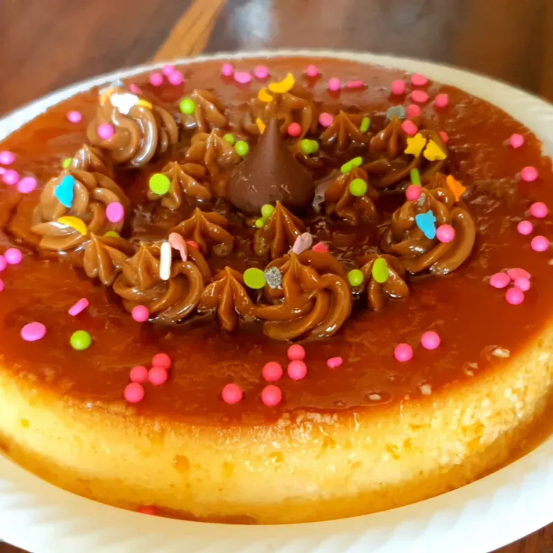 Flan de leche condensada