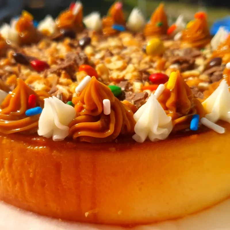 Flan de leche condensada