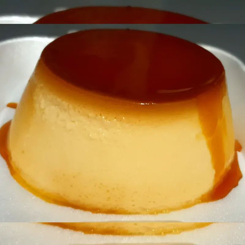 Flan de leche condensada
