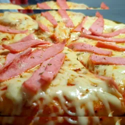 Pizza de jamón